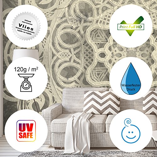 murando - Fotomural Vintage 400x280 cm - Papel tejido-no tejido - Papel pintado - mapa mundi k-A-0315-a-a