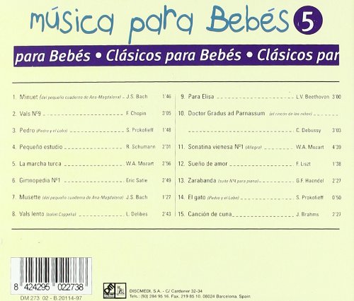 Musica Bebes 5 -Clasicos Para Bebes-