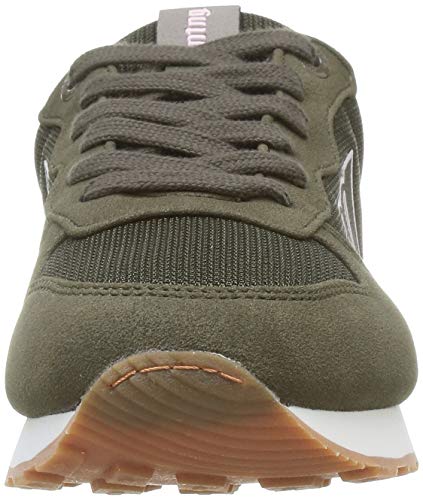 Mustang JOGGO, Zapatillas Deportivas para Mujer, Leopard Kaky, 40 EU