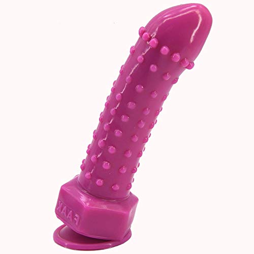 MXYLYLAT2 Pǒllàs Grànděs, Masaje de Silicona simulación pollas con Fuerte Ventosa - 100% a Prueba de Agua |L: 22 cm / 8,66" Rosa