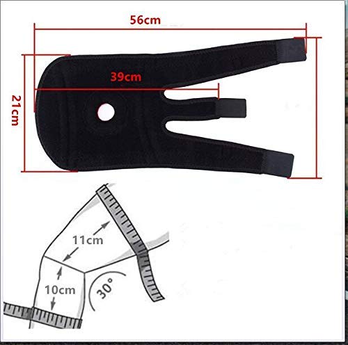 MxZas Brace Ajustable, Mejor Soporte for la Rodillera de Lesiones Deportivas Protección de rehabilitación contra la Volverse a lesionar, Correr, Ciclismo, Baloncesto Jzx-n