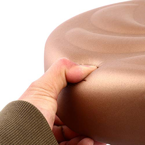 MYJZY Taburete de salón con Ruedas, Taburete de Dibujo con cojín de Cuero PU, Silla giratoria giratoria hidráulica, Altura Ajustable, Silla de salón de Tatuaje de SPA de Masaje,Rojo