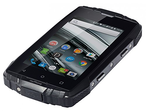 myPhone Iron 2 10,2 cm (4") 1 GB 8 GB SIM Doble Negro 2400 mAh - Smartphone (10,2 cm (4"), 1 GB, 8 GB, 5 MP, Android 6.0, Negro)