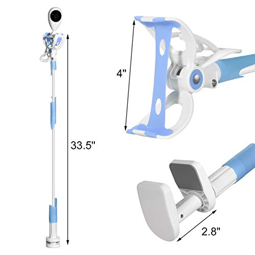 MYPIN Soporte universal para monitor de bebé con correas Estante de montaje de cámara de bebé flexible Sin perforación Soporte de monitor más seguro Bebé