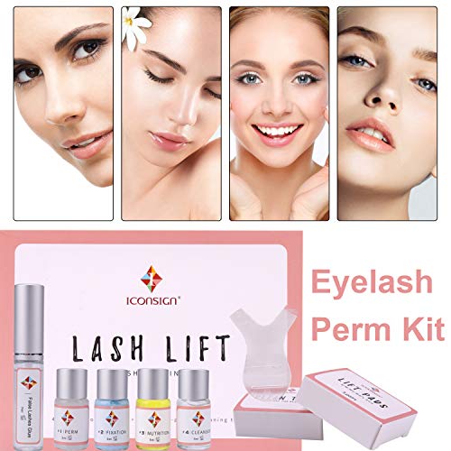 MYSWEETY de Elevación de Pestañas Kit, Kit Profesional Lifting de Pestañas Permanente para Lograr Pestañas Largas - Rizos y Elevación Natural, Set de Herramientas de Calidad de Salón