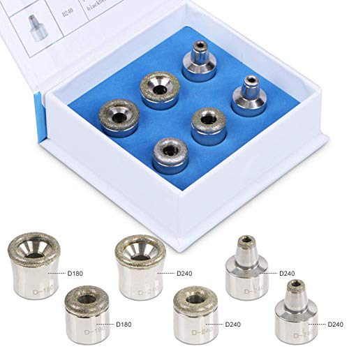 MZBZYU Dermabrasion Diamond Tips Portable 6 pcs Microdermabrasion para el Cuidado de la Piel, Exfoliación Facial