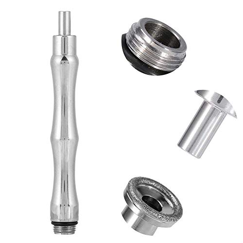 MZBZYU Diamond Microdermabrasion Tips Dermabrasion Peeling Machine con Esponjas de Mango de Acero Inoxidable y Sistema de Exfoliación de Cajas