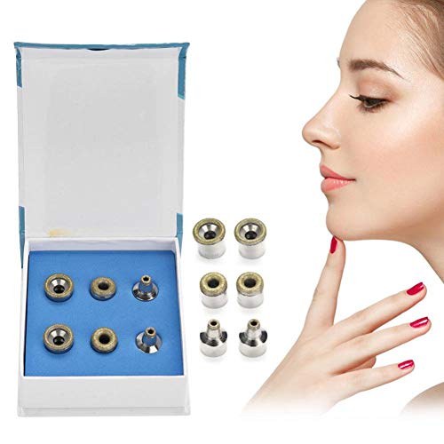 MZBZYU Diamond Tips Microdermabrasion Tips Diamond Microdermabrasion Dermabrasion Accesorios de Reemplazo para el Cuidado de la Piel, Exfoliación Facial,6Pcs/Box