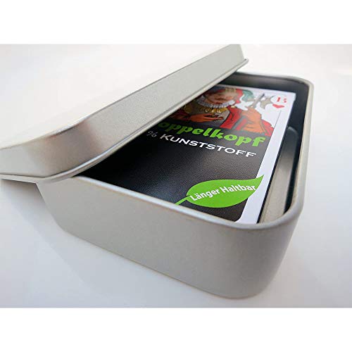 N 8 Piezas de Metálicos Rectangulares de Latas, Lata Vacía de Metal Rectangular con Tapa, Diseño a Prueba de Fugas, Bordes Lisos, para Cosméticos, Especias, Gadget Pequeño, Tarjeta SD, Cuenta, Moneda