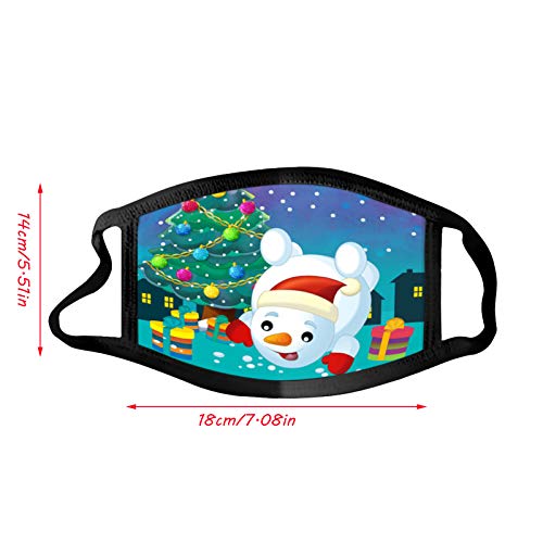 N / A 5pcs Adulto Protección Personal Diaria, ??????????? Tela Reutilizable Lavable Mascaril1a Dibujos con Elástico para Los Oídos