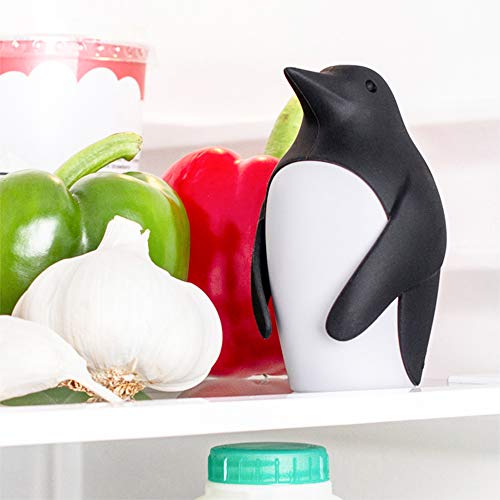 N / A Desodorante para frigorífico (bicarbonato de soda), Creative Penguin Microondas Limpiador Desodorante Caja Desodorante para Refrigerador, Congelador, Horno Microondas