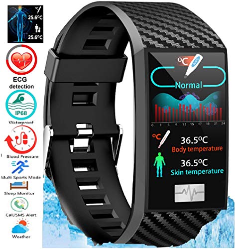 N3 ZELEK Smart Watch Women Reloj Inteligente Mujer Hombre Pulsera Actividad Inteligente Monitoreo Temperatura Reloj Deportivo ECG Reloj BATERÍA Fuerte Impermeabl Reloj Mujer Smartwatch para Niños