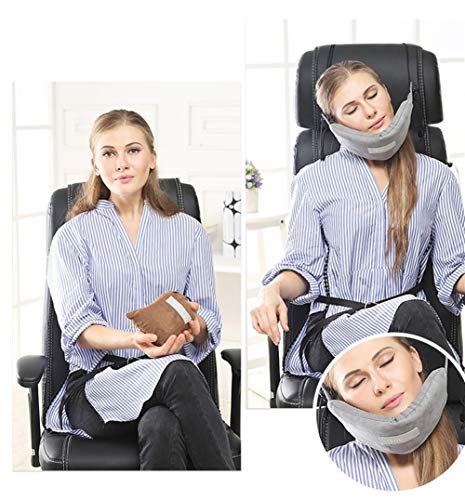 N\A Almohada Cervical Viaje de Espuma de Memoria Almohada enmarañamiento Accesorios Almohadas de avión Inflable Almohada for Cuello T del Sleep Textiles for el hogar Sleep Confort Almohada