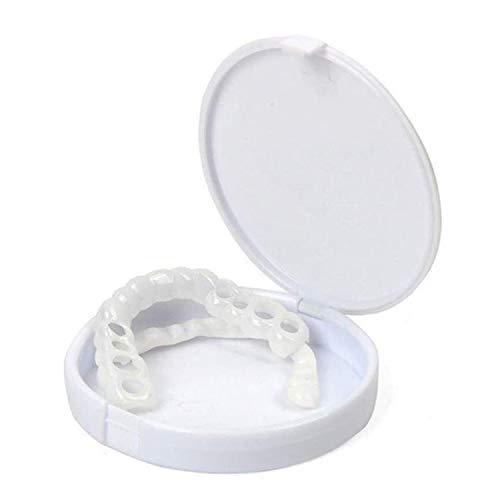 N\A AY Broche de presión en la Sonrisa carillas provisionales Prótesis Dental Reutilizable Invisible del Adulto Cubierta Dental Care Accesorios Blanco con Neat indolora sin sensibilidad fácil de Usar