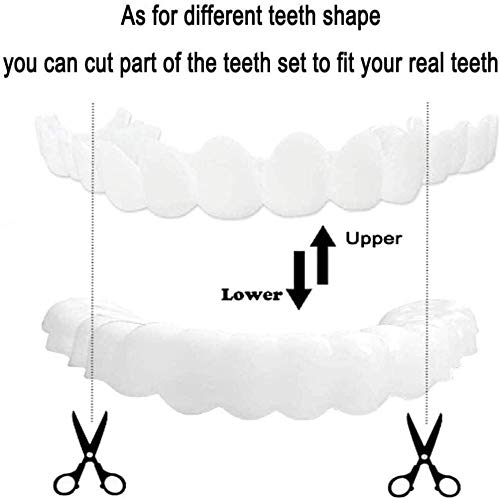 N\A AY Sonrisa instantánea chapas de Dientes de Ajuste cómodo Flex cosmético Seguro sin Dolor eficaz Natural Los apoyos Hermosa Neat fácil de Usar blanqueador Natural Care