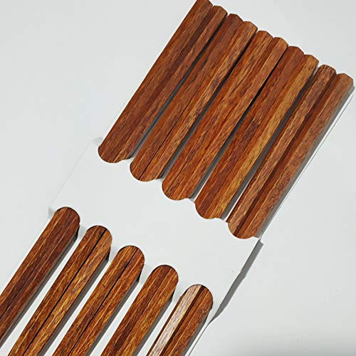 N/A. BIGDOM. 5 Pares Palillos de Madera Japoneses ARTESANALES Reutilizables Chopsticks para Comida Japonesa, Pescado y Otros sustentos.