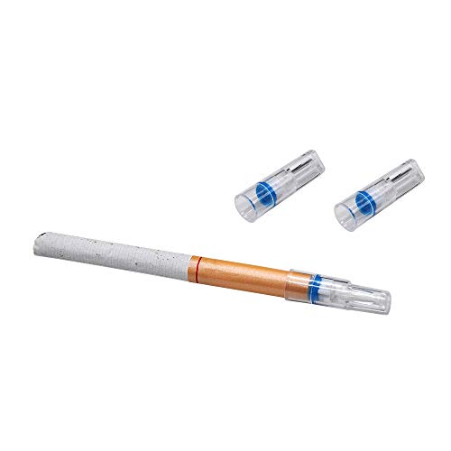 N/A Portavelas desechables y filtros de cigarrillos de alta eficiencia pueden bloquear eficazmente más del 80% de sustancias nocivas en los cigarrillos, 100 unidades, transparente