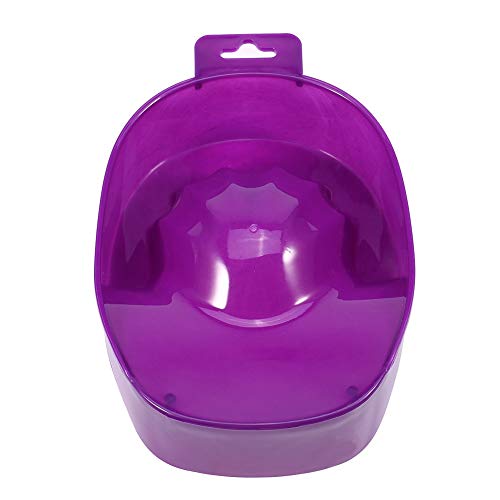 Nail Art Tips Lavado a mano Bandeja para remojar Tazón Pulidor Removedor de tratamiento Manicura Spa Tool