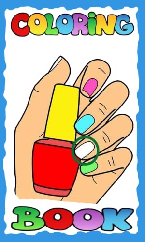 Nail Coloring Pages For Girls