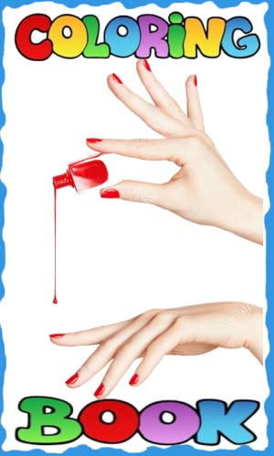 Nail Coloring Pages For Girls