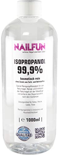 NAILFUN 1 Litro de Alcohol Isopropílico 99,9%