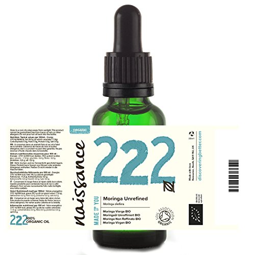 Naissance Moringa Virgen BIO - Aceite Vegetal Prensado en Frío 100% Puro - 30ml