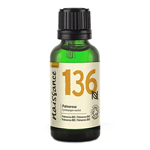 Naissance Palmarosa BIO - Aceite Esencial 100% Puro - Certificado Ecológico - 30ml