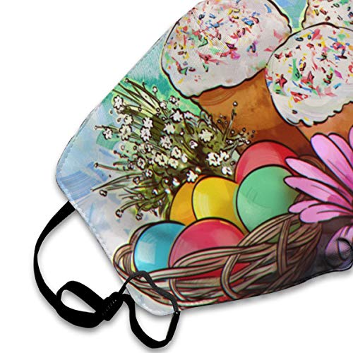 naizi Material transpirable de algodón reutilizable, protecciones faciales de doble capa para exteriores, protecciones faciales de impresión para mujeres y hombres, multicolor