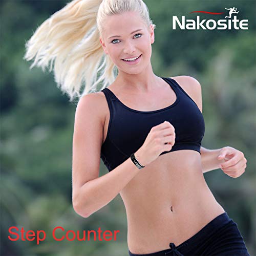 NAKOSITE RAY2434 Reloj inteligente mujer hombre Smartwatch Pulsera actividad relojes Inteligentes deportivo, Podometro Contador de Pasos, Calorías, Sueño,Distancia, Android 5.0 o IOS 8.0 y posteriors