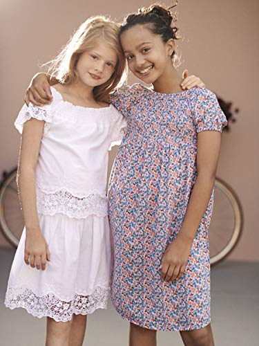 NAME IT Nkfhayla Skirt Falda, Blanco Brillante, 116 para Niñas