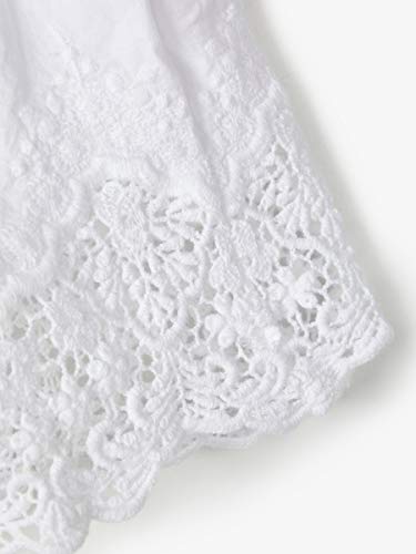 NAME IT Nkfhayla Skirt Falda, Blanco Brillante, 116 para Niñas