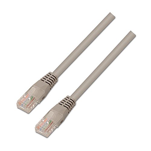 NANOCABLE 10.20.0405 - Cable de Red Ethernet RJ45 Cat.6 UTP AWG24, 100% Cobre, Gris, latiguillo de 5mts