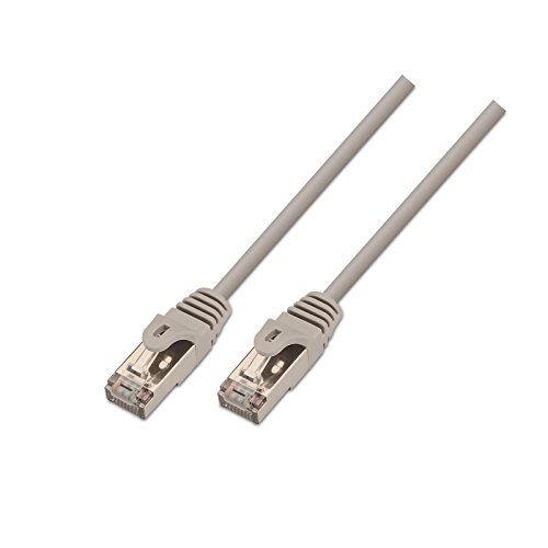 NANOCABLE 10.20.0810 - Cable de Red Ethernet RJ45 Cat.6 FTP AWG24, 100% Cobre, Gris, latiguillo de 10mts