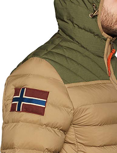 Napapijri Articage Jacke Chaqueta, Beige (Dark Beige Nb8), Medium para Hombre