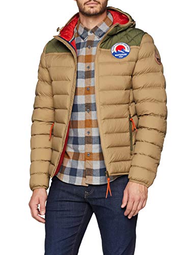Napapijri Articage Jacke Chaqueta, Beige (Dark Beige Nb8), Medium para Hombre