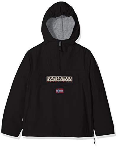 Napapijri N0YGY9, Chaqueta Para Niños, Negro (Black 041), 140 (talla del fabricante: 10 años)