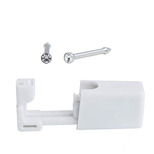 Nariz Piercing desechable estéril pistolas Oreja Piercing Kit con el oído herramienta de seguridad de la pistola a la perforación del perno de acero para perforar 2set Materiales de gasto en color