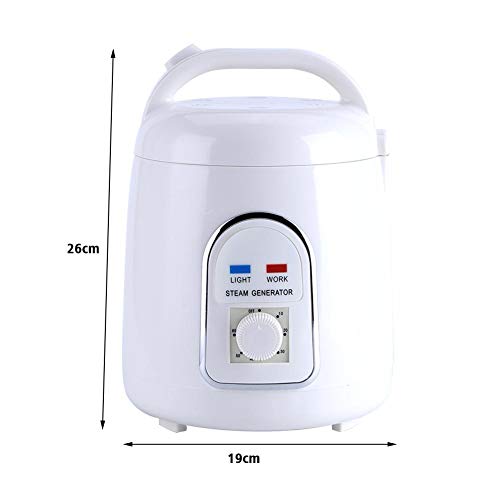 Naroote Generador de Vapor Saunas, 1.5-1.8L 110V/220V Generador de Vapor portátil para el hogar Saunas Steamer Pot(UE, 220V)