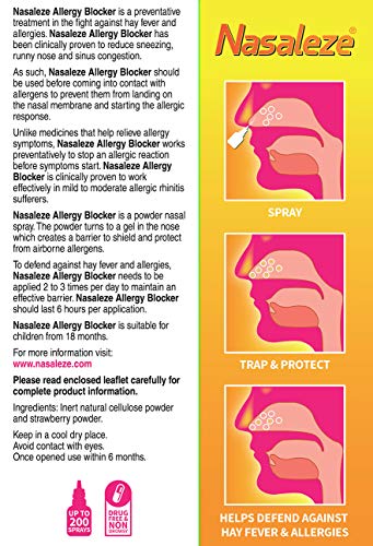 Nasaleze Childrens – Alivio 100% natural de la rinitis alérgica.