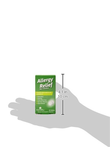 Natra-Bio - Alivio para alergia 60 tabletas, no produce somnolencia