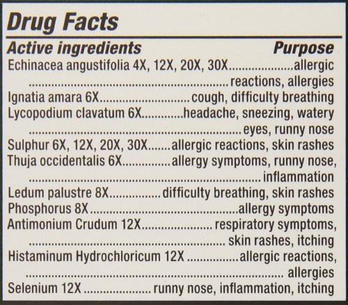 Natra-Bio - Alivio para alergia 60 tabletas, no produce somnolencia
