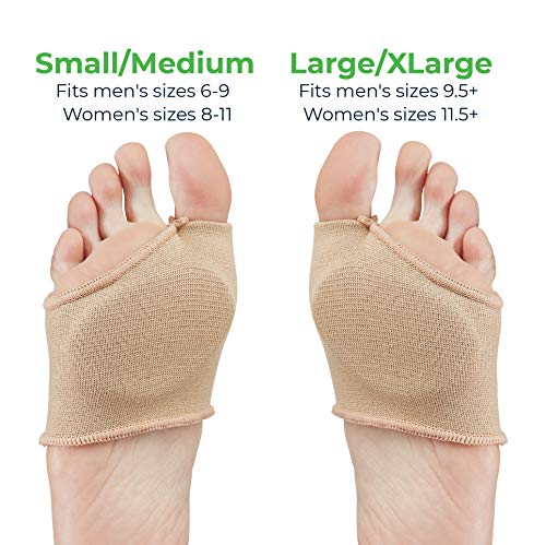 NatraCure Mangas Metatarsianas de Gel (Pequeña/Mediano) - 1225/26-MC CAT