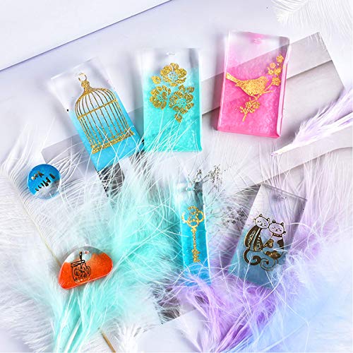 NATUCE 229 Pcs Molde Silicona Resina para Hacer Joyerias, Moldes de Resina para Collar Pendiente Fabricación de Colgante Bolas Cubos Pulsera Creativo Bricolaje