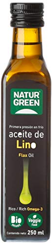 Natur Green, Aceite Virgen de Lino, 250 ml