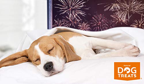 Natural Dog Treats Calmantes para Perros y Gatos, Veterinario Aprobado, Relajante para Estrés, Ansiedad por Separación, Viajes y Ruidos Fuertes, 60 Cápsulas