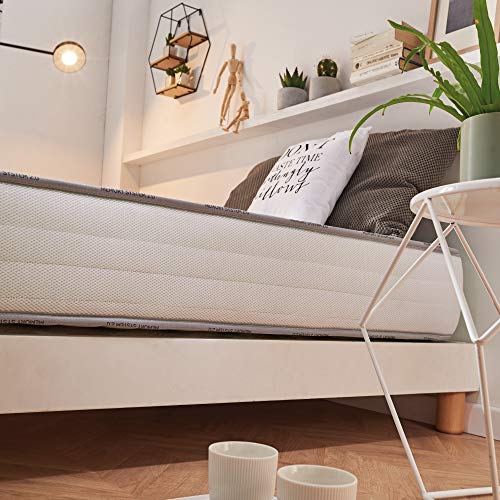 Naturalex | Activisco | Colchón 180x200 Cm Viscoelástico con Propiedades Regenerativas | Acolchado GelFresh Máximo Frescor | Tejidos Multicapas Hipoalergénico | Tecnología AirFresh Plus Ventilación