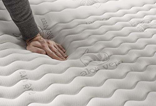 Naturalex | Extra Visco | Colchón 150x190 Cm Modelo Premium con Doble Cara Viscoelástico | Tejidos Multicapas AirFresh | Soporte y Comodidad 7 Zonas de Confort Diferenciadas | Reversible