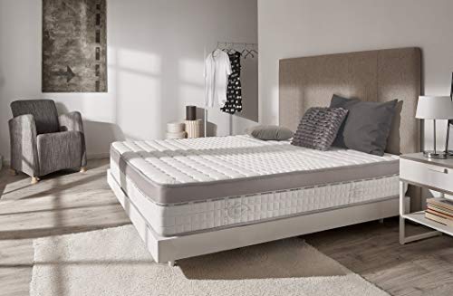 Naturalex | Extravisco | Colchón 180x200 Cm Viscoelástico Combinado con Núcleo de Látex de Alta Densidad | Top Gama Reversible | Alta adaptación Ultra Transpirable | Comodidad y Soporte Adecuado