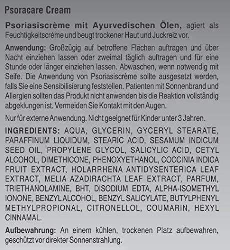 Naturalissimi Psoracare Cream Psoriasis, prurito crema psoriasis con aceites ayurvédicos