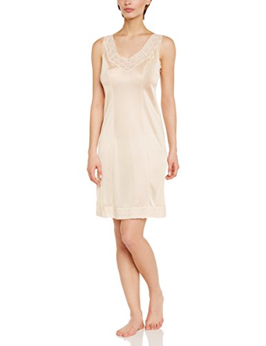 Naturana Emma-100 cm Vestido Antiestático Mono, Beige (Poudre), 46 ES (Talla del Fabricante: 48) para Mujer
